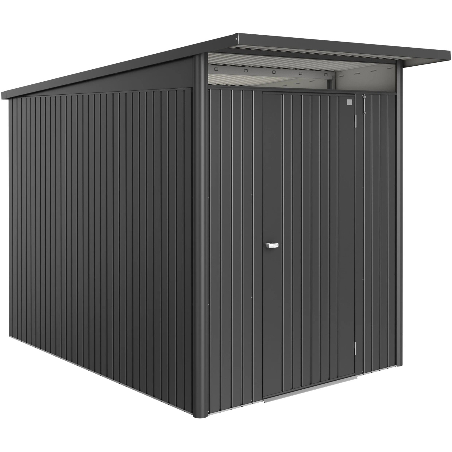 Casetta da giardino AvantGarde ECO A3 Grigio scuro metal. 209x172x252 cm 1 porta Casetta da giardino AvantGarde ECO A3 Grigio scuro metal. 209x172x252 cm 1 porta