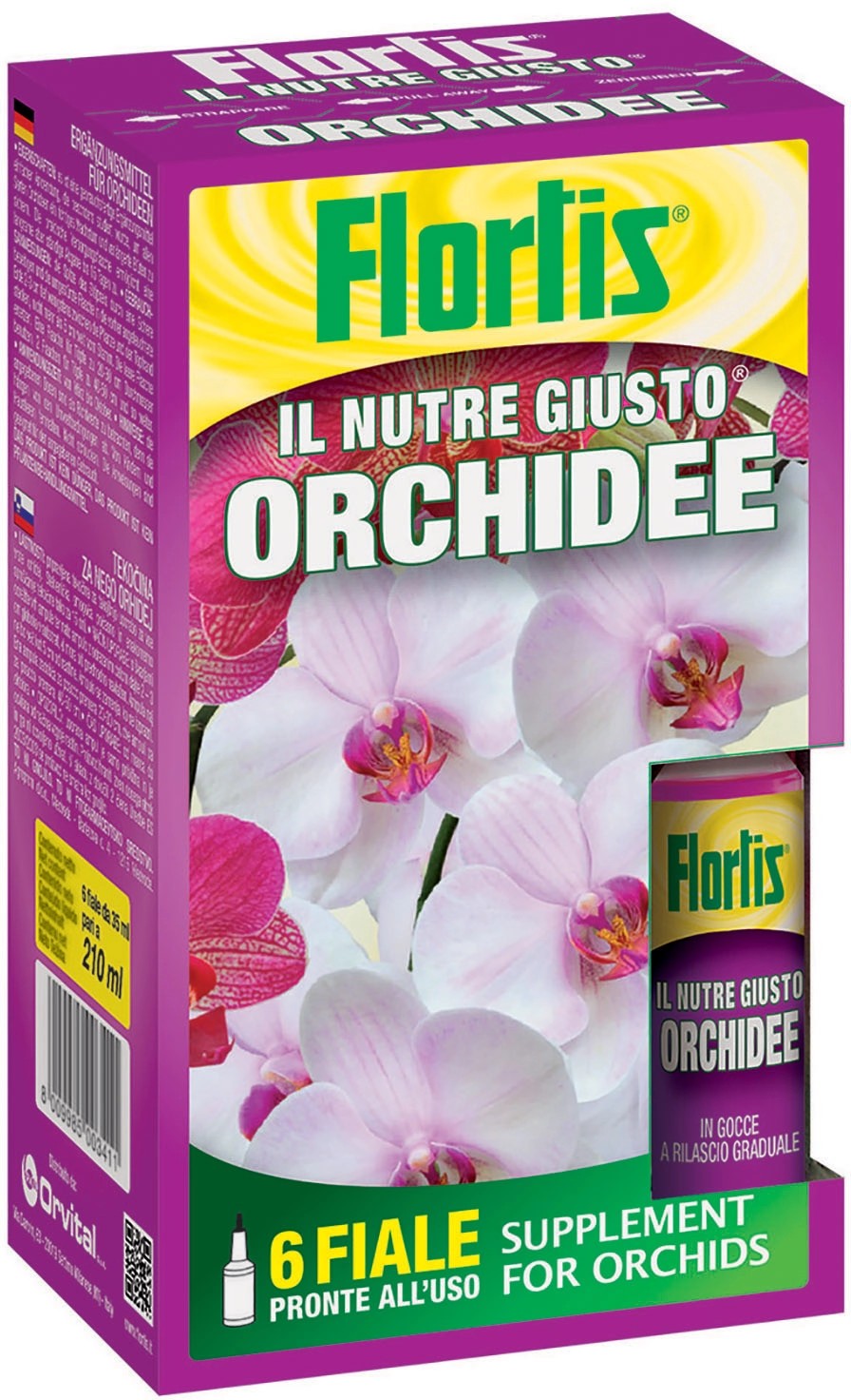 Integratore Flortis Il nutre giusto orchidee 35 ml Integratore Flortis Il nutre giusto orchidee 35 ml