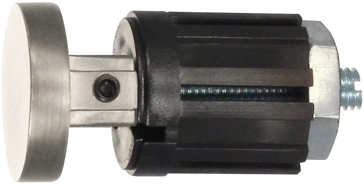 Terminale per bastone tenda Match acciaio Ø 2,5 cm 2 pz Terminale per bastone tenda Match acciaio Ø 2,5 cm 2 pz