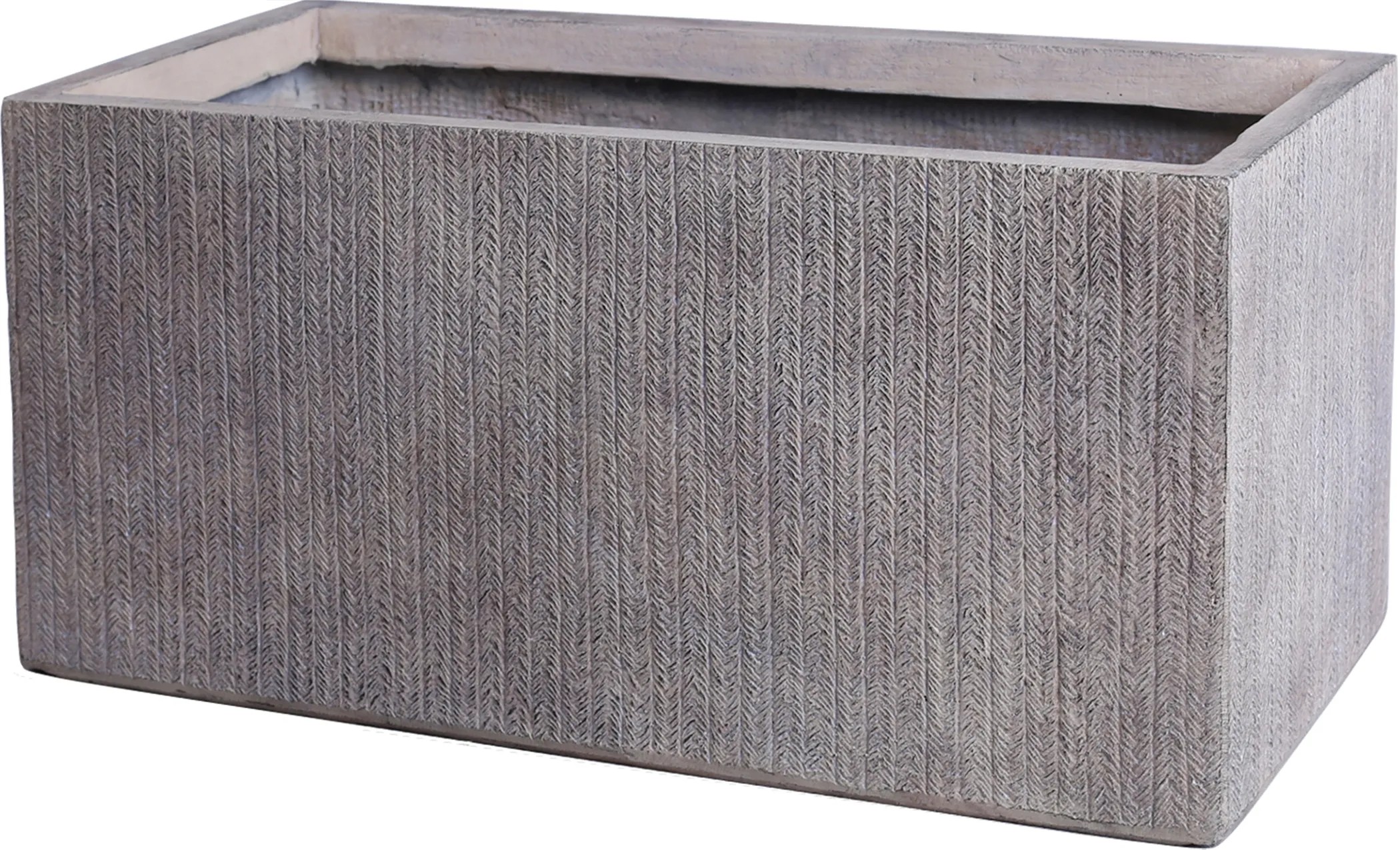 Fioriera da esterno Vebron in fiberclay marrone chiaro 28x60x27 cm Fioriera da esterno Vebron in fiberclay marrone chiaro 28x60x27 cm