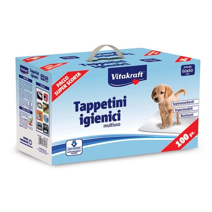 Tappetini igienici assorbenti 60x60 cm 100 pz Tappetini igienici assorbenti 60x60 cm 100 pz