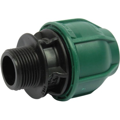 Raccordo a compressione ø20 x 1/2" M Raccordo a compressione ø20 x 1/2" M