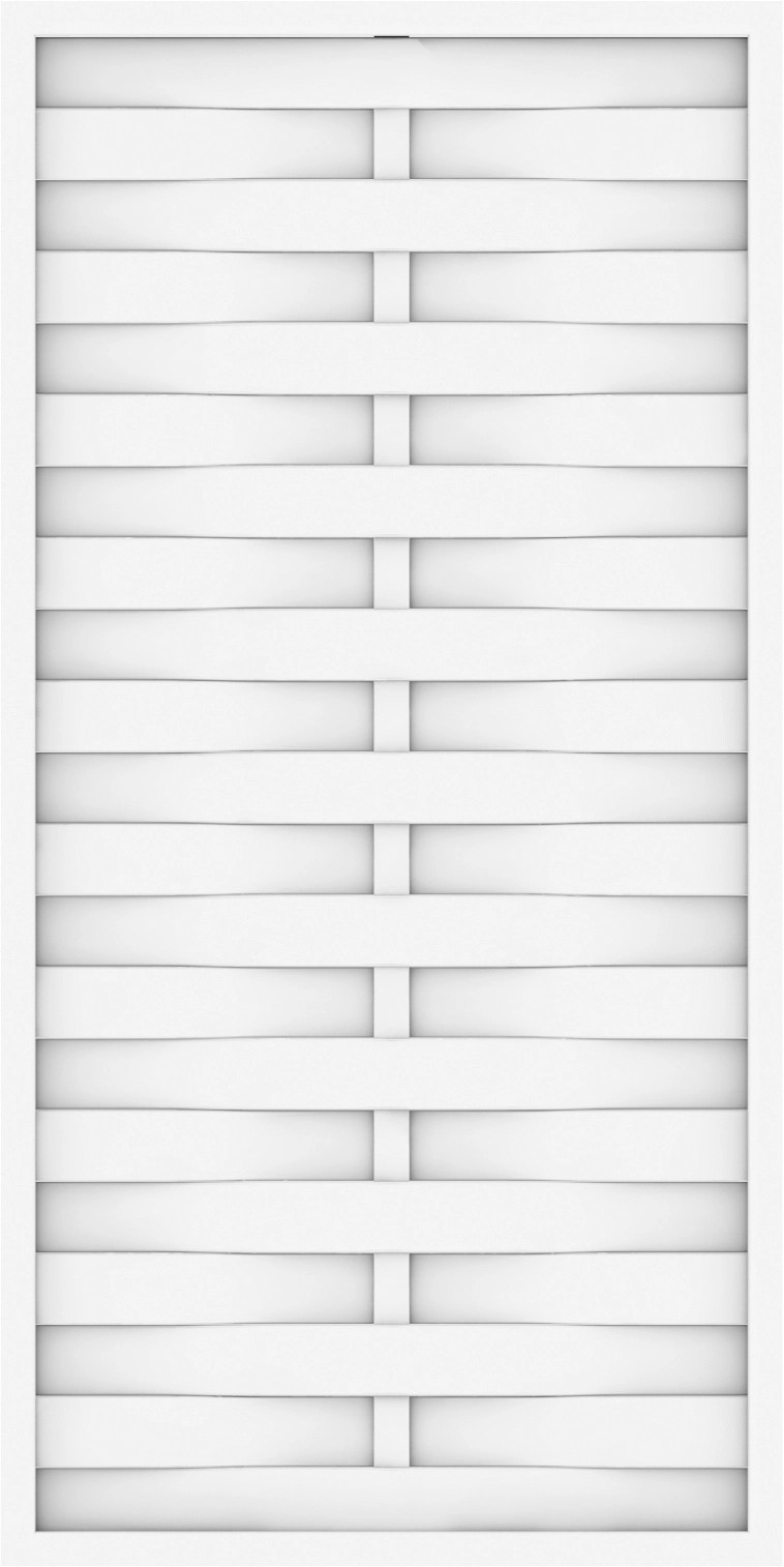 Frangivista giardino Longlife Romo diritto 180x90 cm bianco Frangivista giardino Longlife Romo diritto 180x90 cm bianco