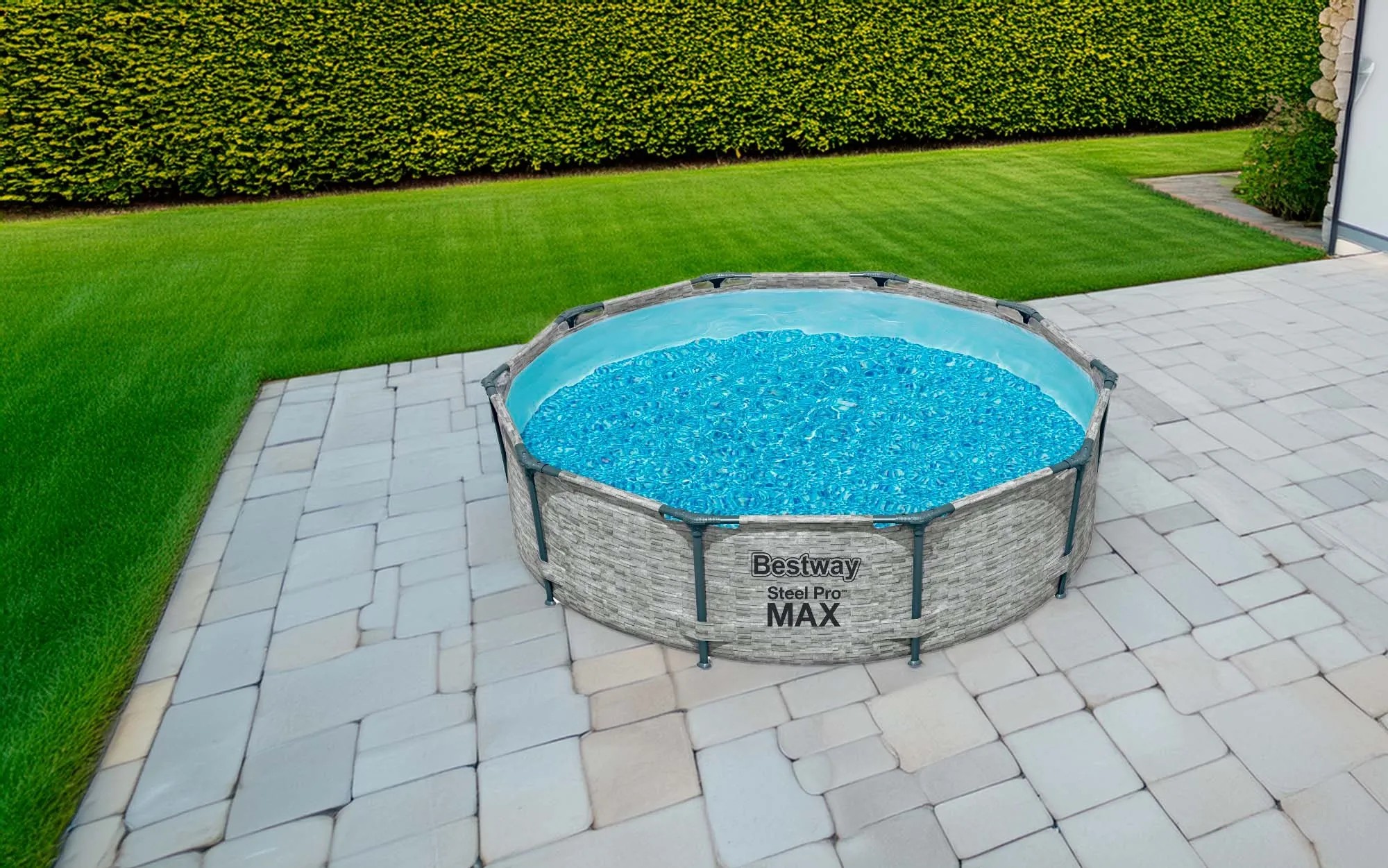 Piscina fuori terra tubolare in pvc/acciaio Bestway Steel Pro Max Ø 305x76 cm Piscina fuori terra tubolare in pvc/acciaio Bestway Steel Pro Max Ø 305x76 cm