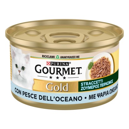 Cibo umido per gatti PURINA GOURMET GOLD Straccetti Pesce 85 g Cibo umido per gatti PURINA GOURMET GOLD Straccetti Pesce 85 g