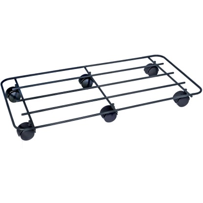 Carrello con ruote spostavaso rettangolare 94x37 cm Carrello con ruote spostavaso rettangolare 94x37 cm