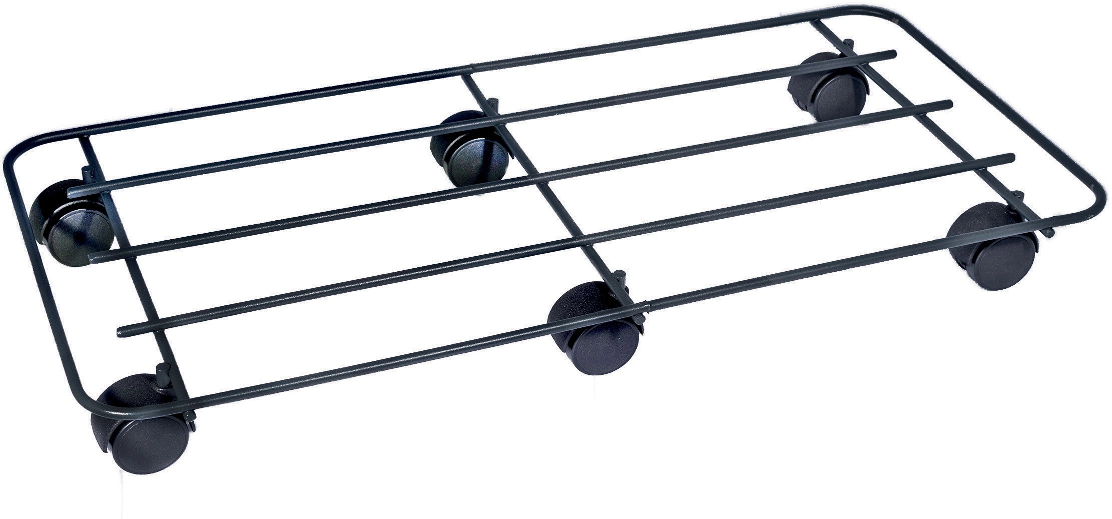 Carrello con ruote spostavaso rettangolare 94x37 cm Carrello con ruote spostavaso rettangolare 94x37 cm