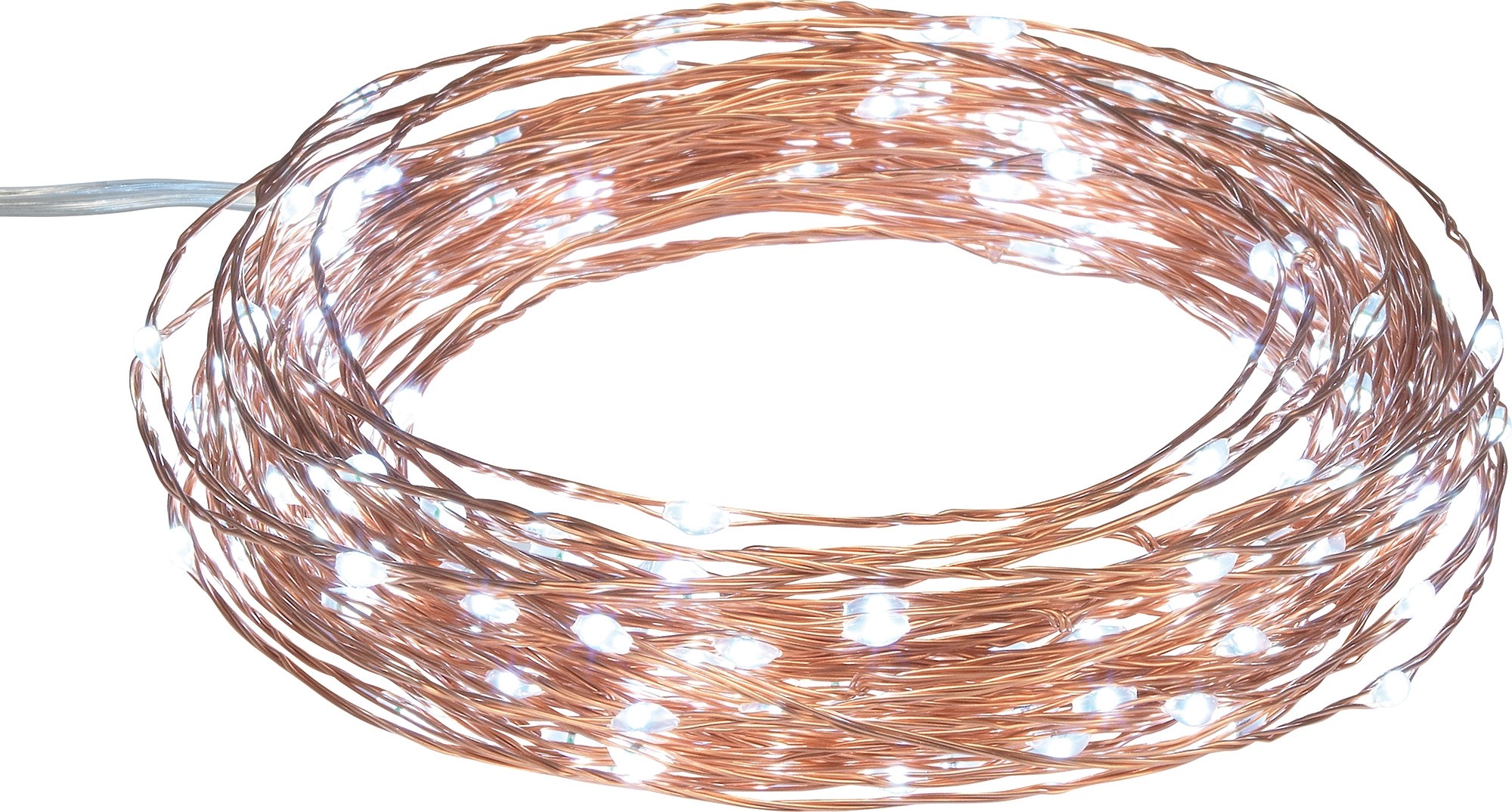 Catena luminosa 200 MicroLED 8 giochi di luce bianco freddo 18,9 m Catena luminosa 200 MicroLED 8 giochi di luce bianco freddo 18,9 m