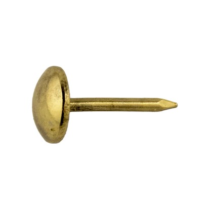 Bulletta testa bombata decorativa ottone 8 mm 30 pz Bulletta testa bombata decorativa ottone 8 mm 30 pz