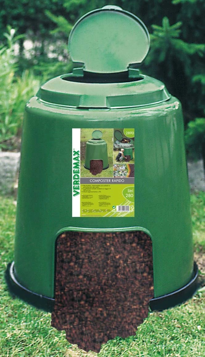 Composter 280 litri, Ø80x80 cm Composter 280 litri, Ø80x80 cm