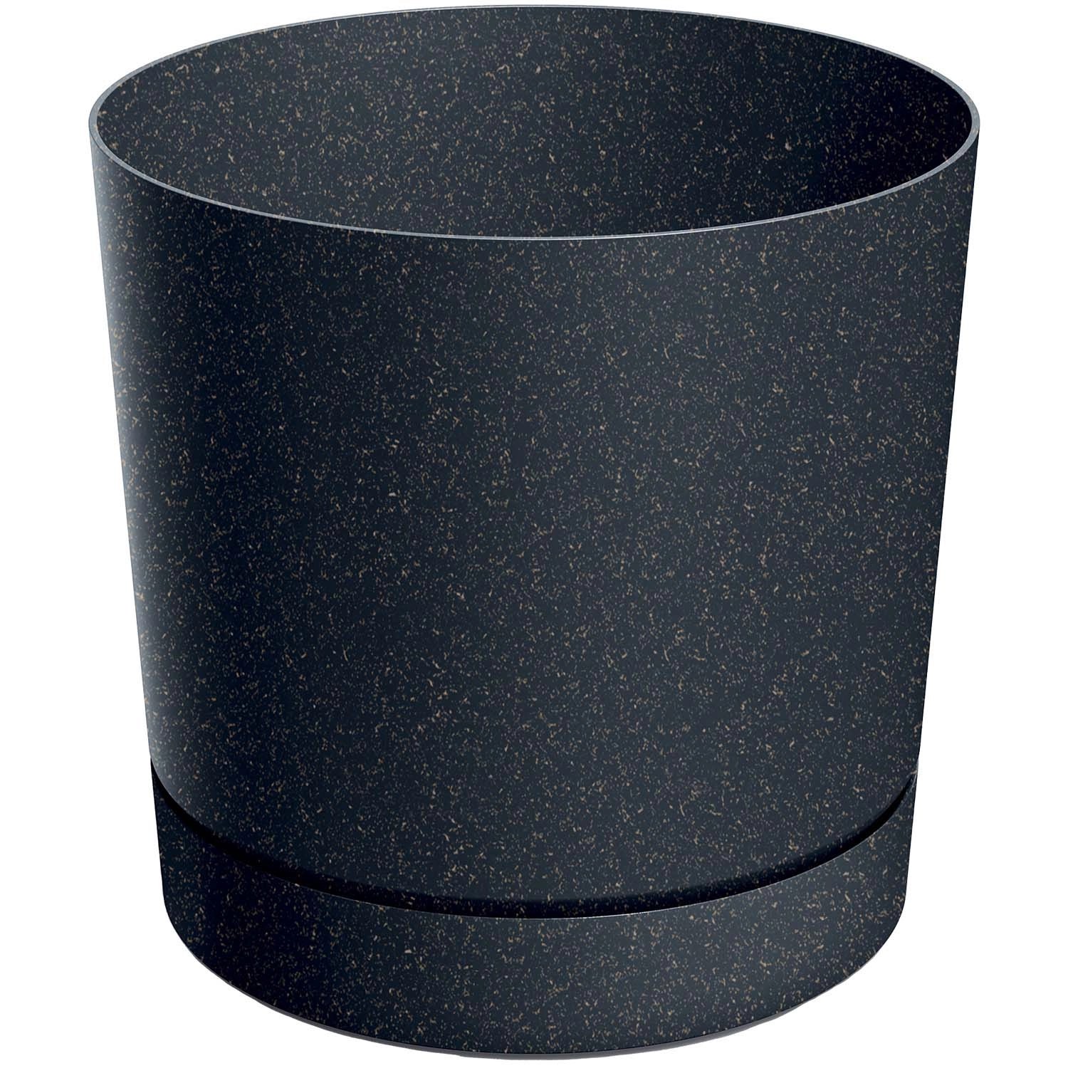 Vaso Eco Wood in plastica 20x19 cm Antracite Vaso Eco Wood in plastica 20x19 cm Antracite