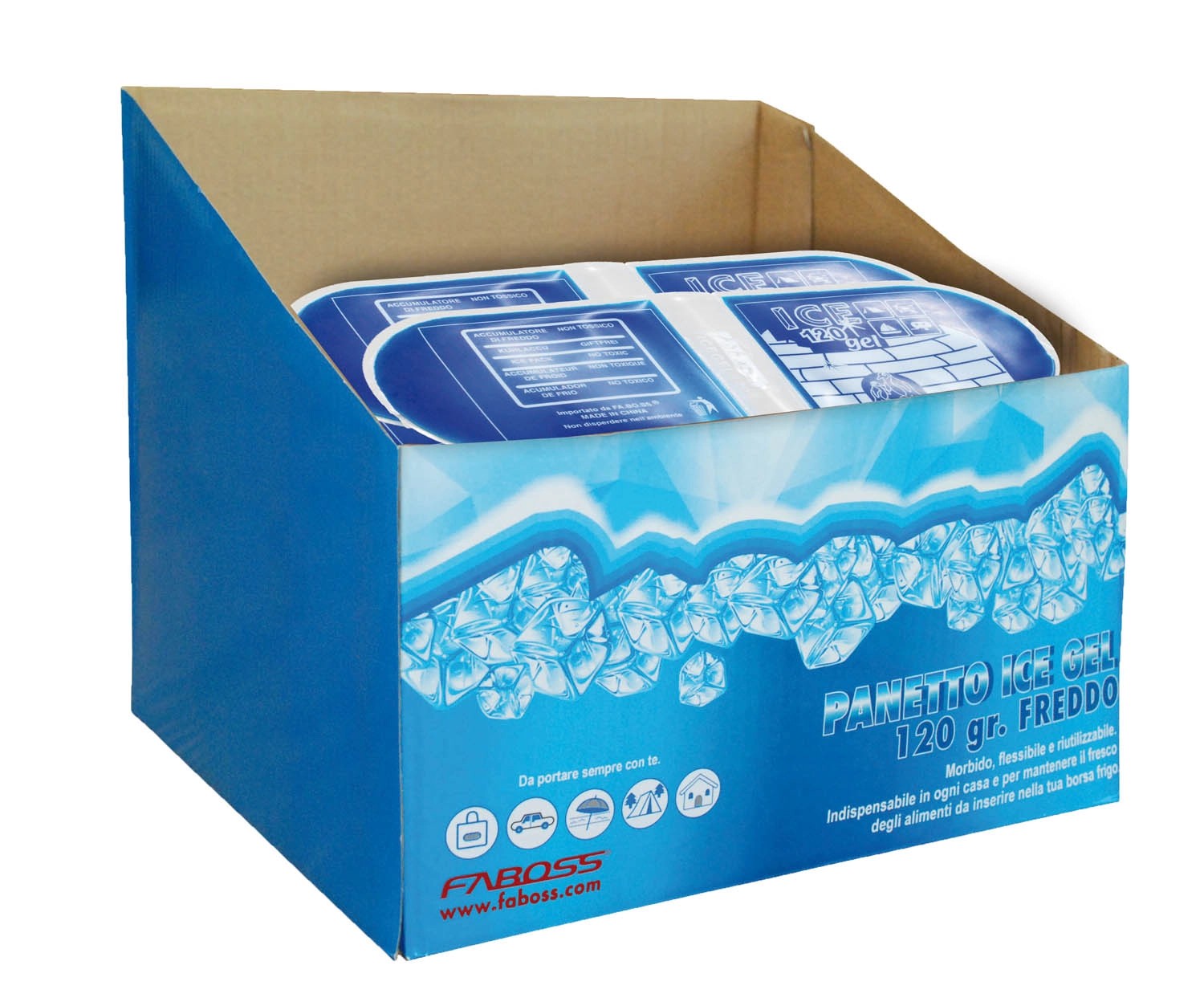 Panetto Ghiaccio Soft Gel Blu 120g Panetto Ghiaccio Soft Gel Blu 120g