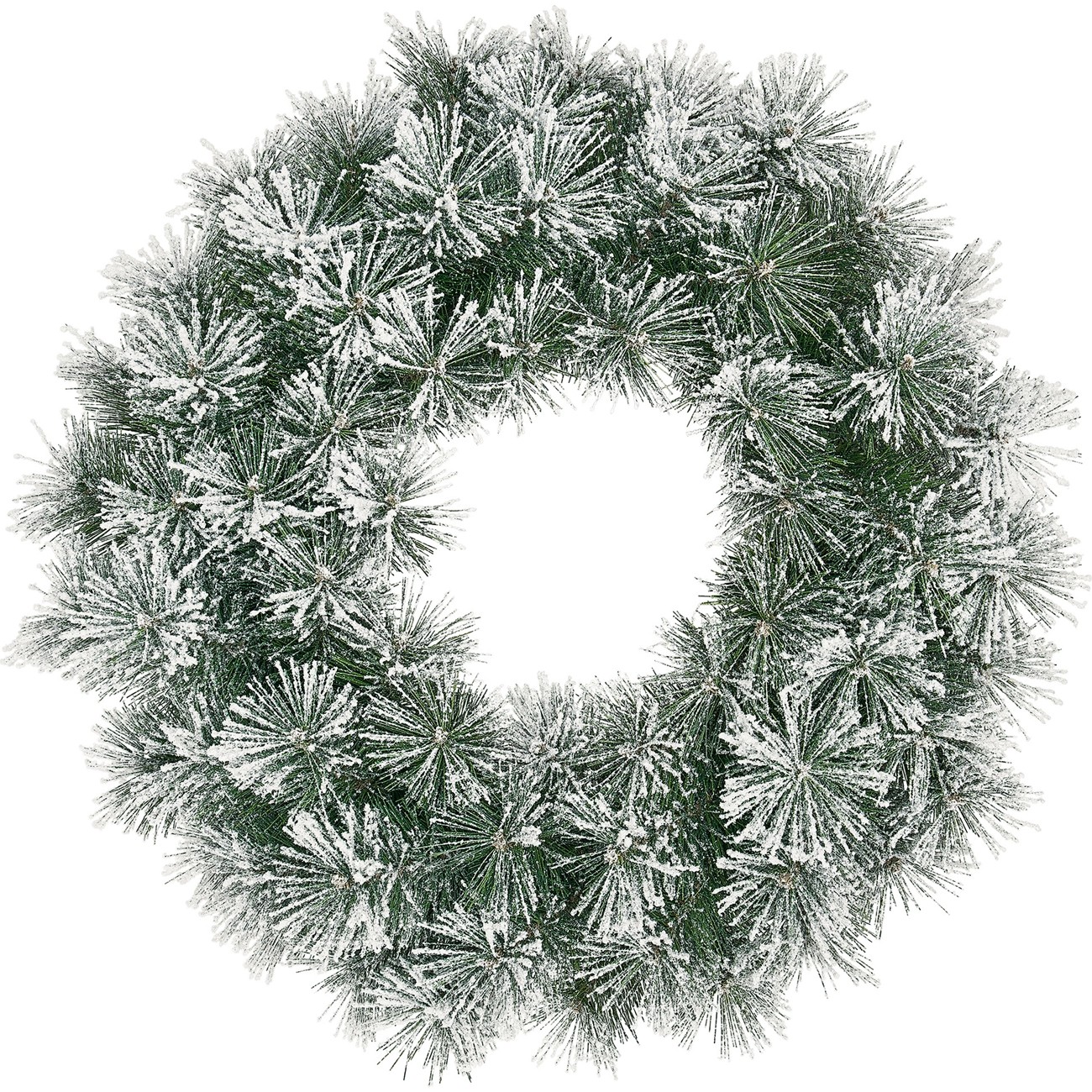 Corona verde innevata Ø 40 cm Corona verde innevata Ø 40 cm