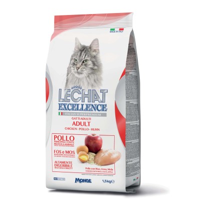 Cibo secco per gatti Monge Lechat Excellence al pollo 1,5 kg Cibo secco per gatti Monge Lechat Excellence al pollo 1,5 kg