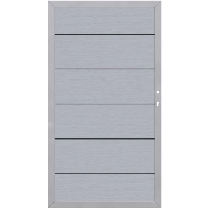 Cancello per recinzione frangivista System WPC XL apertura dx 98x180 cm Cancello per recinzione frangivista System WPC XL apertura dx 98x180 cm