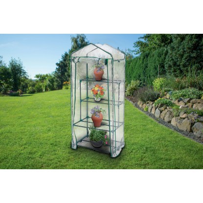 Serra da terrazzo 2+2 ripiani 157x69x49 cm Serra da terrazzo 2+2 ripiani 157x69x49 cm