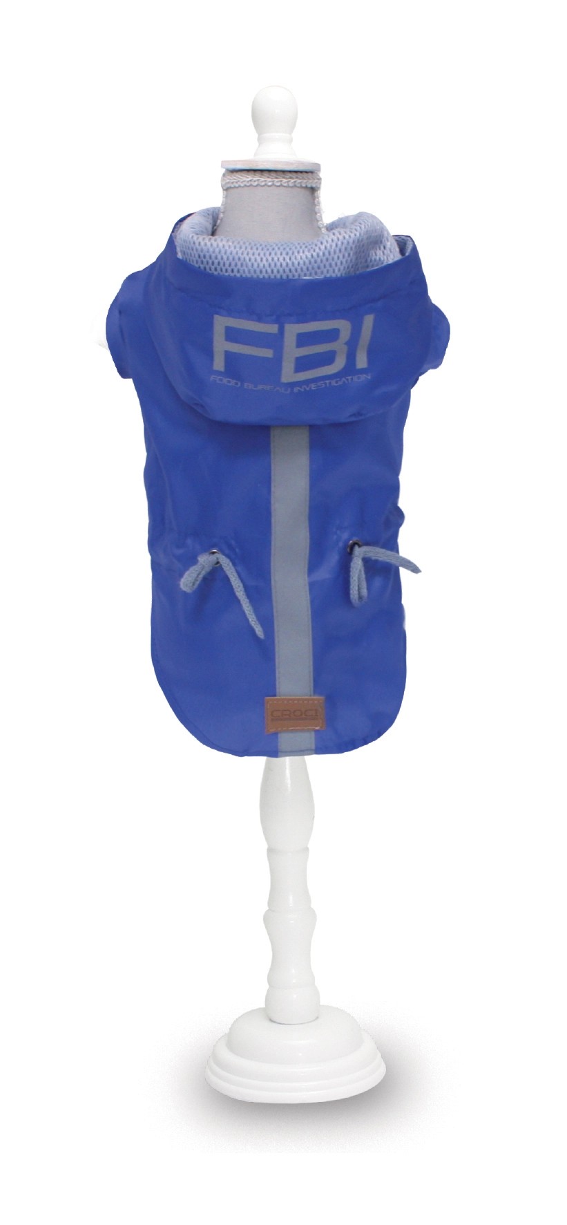 Impermeabile per cani Vancouver Fbi dorso 45 cm blu Impermeabile per cani Vancouver Fbi dorso 45 cm blu