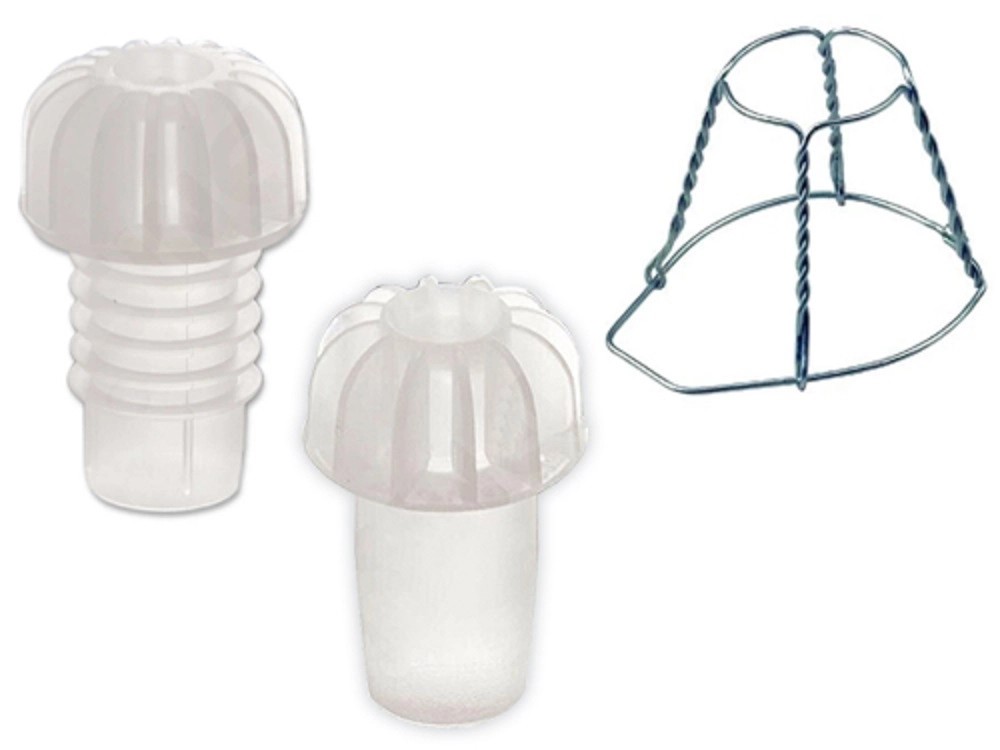 Tappi spumante alettati cf. 100 pezzi Tappi spumante alettati cf. 100 pezzi