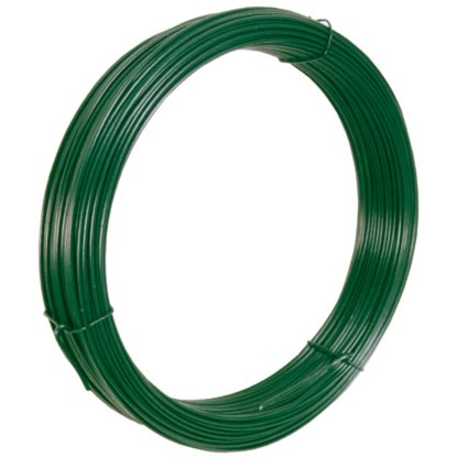 Filo in ferro plastificato per legatura 100 m Ø 1,8 mm verde Filo in ferro plastificato per legatura 100 m Ø 1,8 mm verde