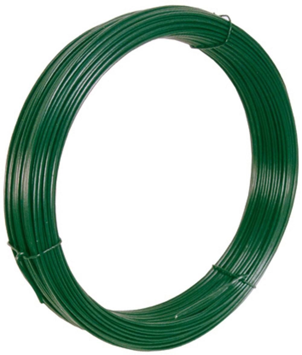 Filo in ferro plastificato per legatura 100 m Ø 1,8 mm verde Filo in ferro plastificato per legatura 100 m Ø 1,8 mm verde