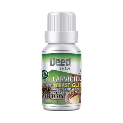 Insetticida antilarvale Deed Tech Larvicida in pastiglie 50 g Insetticida antilarvale Deed Tech Larvicida in pastiglie 50 g