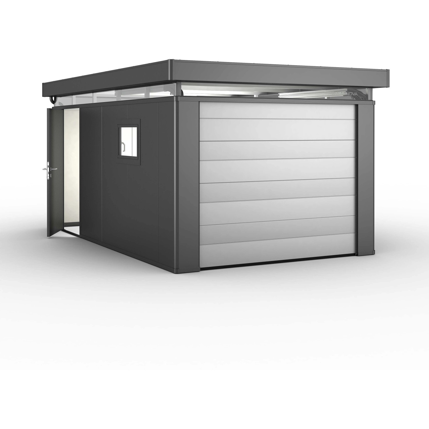 Porta aggiuntiva per CasaNova battuta della porta a destra Grigio quarzo met Porta aggiuntiva per CasaNova battuta della porta a destra Grigio quarzo met