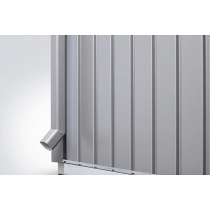 Set tubo pluviale casetta Biohort Panorama L 190 cm grigio quarzo metallizzato Set tubo pluviale casetta Biohort Panorama L 190 cm grigio quarzo metallizzato