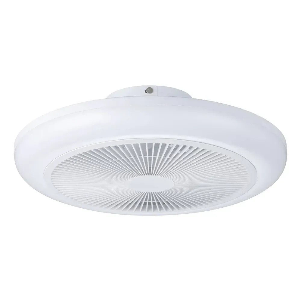 Plafoniera LED con ventilatore Sayulita 3280 lm CCT Ø 46 cm bianco Plafoniera LED con ventilatore Sayulita 3280 lm CCT Ø 46 cm bianco