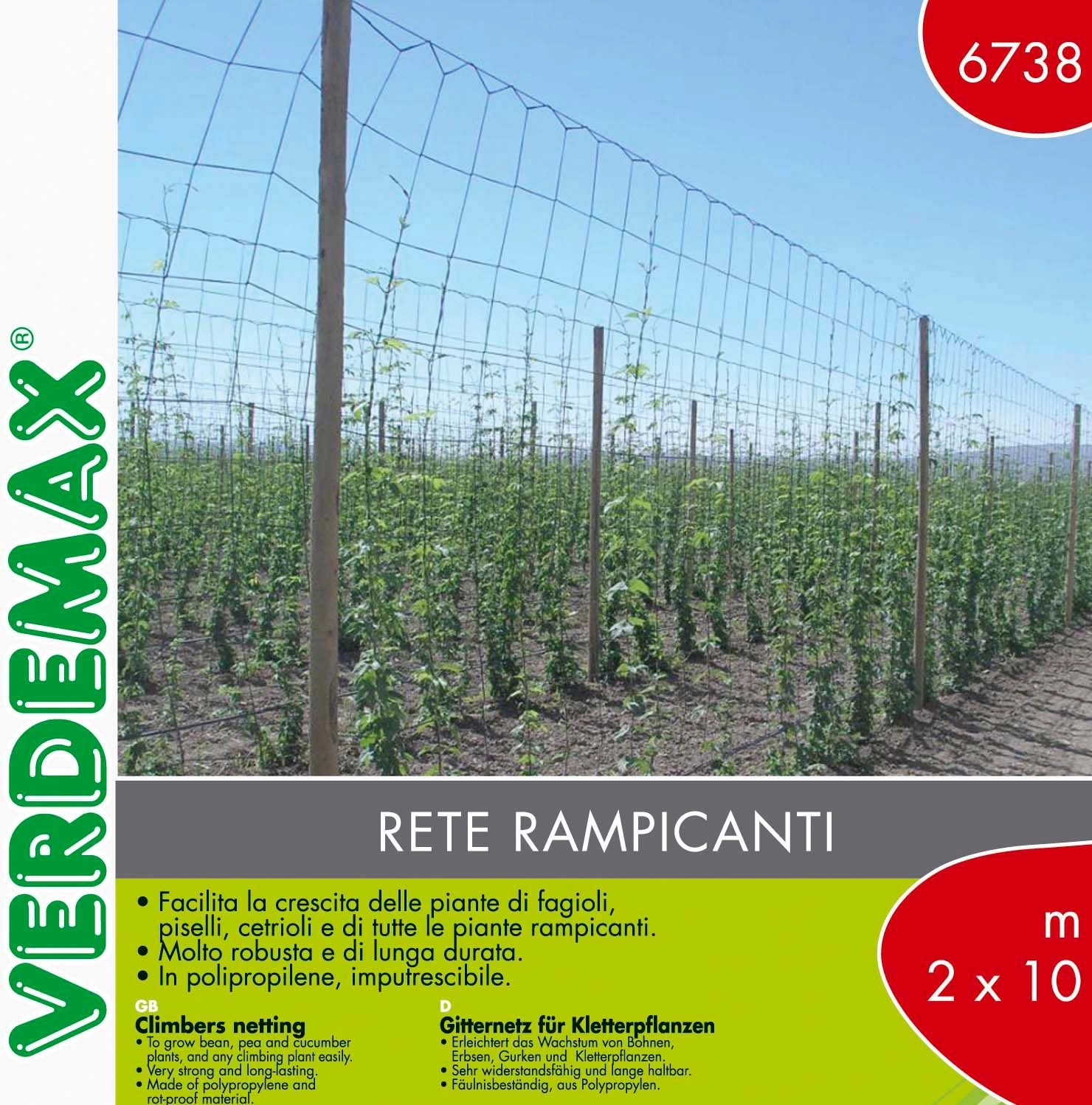 Rete Rampy per rampicanti 2X10 Rete Rampy per rampicanti 2X10
