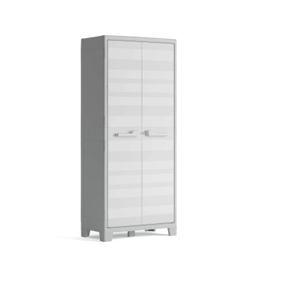 Armadio multispace Keter Maximo 80x44x182H cm grigio-bianco Armadio multispace Keter Maximo 80x44x182H cm grigio-bianco