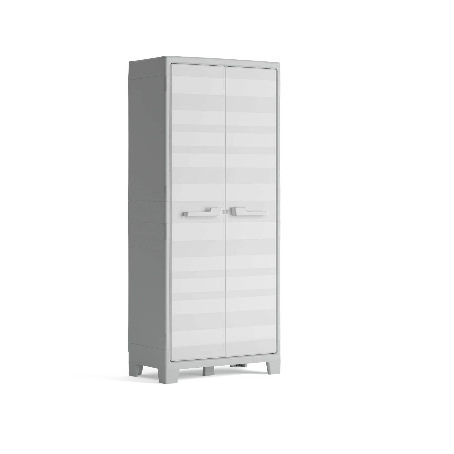 Armadio multispace Keter Maximo 80x44x182H cm grigio-bianco Armadio multispace Keter Maximo 80x44x182H cm grigio-bianco