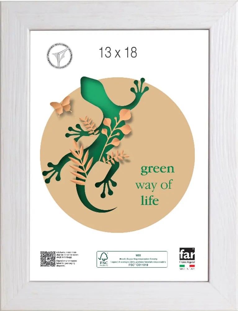 Cornice da muro Newman bianco 40x50 cm Cornice da muro Newman bianco 40x50 cm