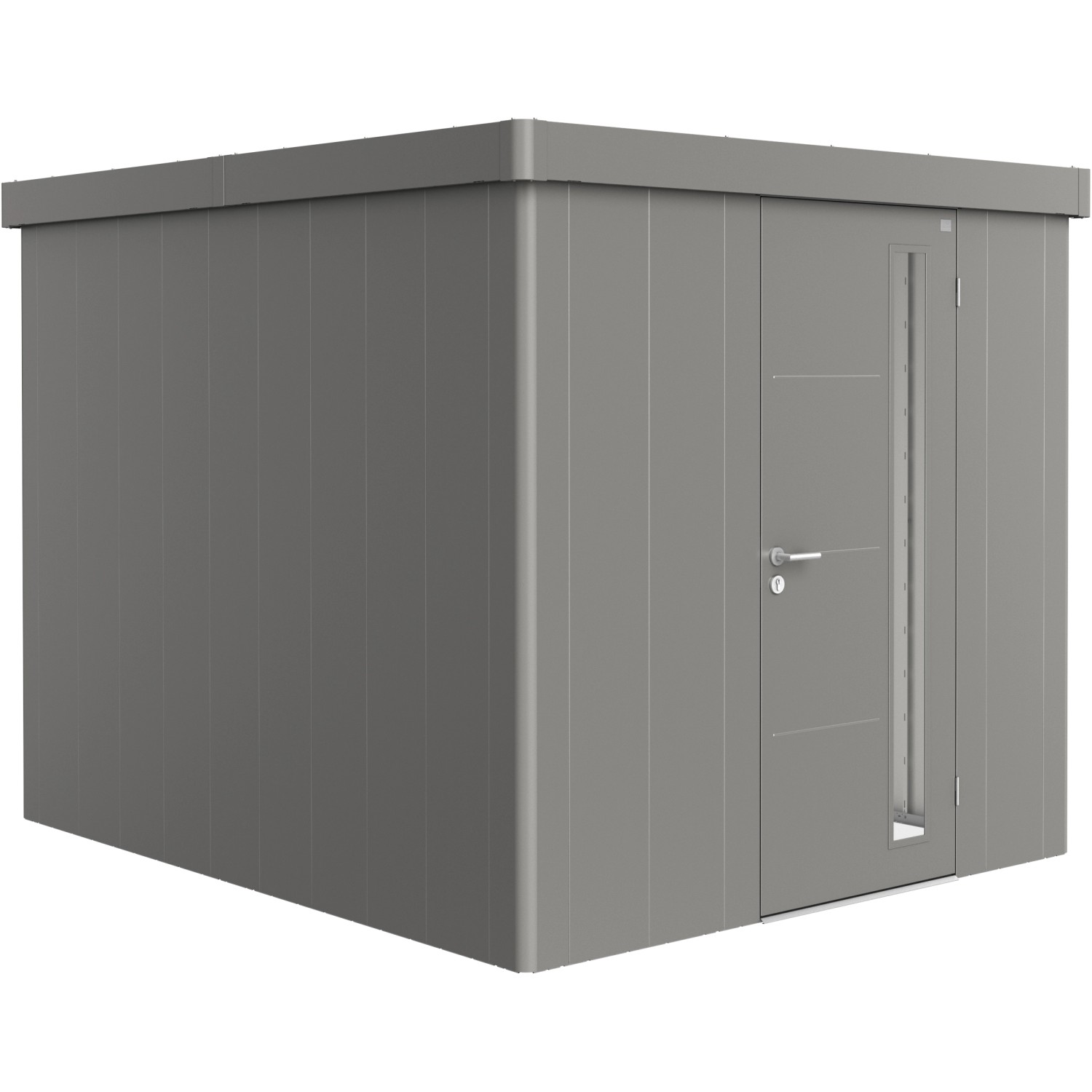 Casetta da giardino Neo 3B Grigio quarzo metal. 222x236x292 cm 1 porta Casetta da giardino Neo 3B Grigio quarzo metal. 222x236x292 cm 1 porta