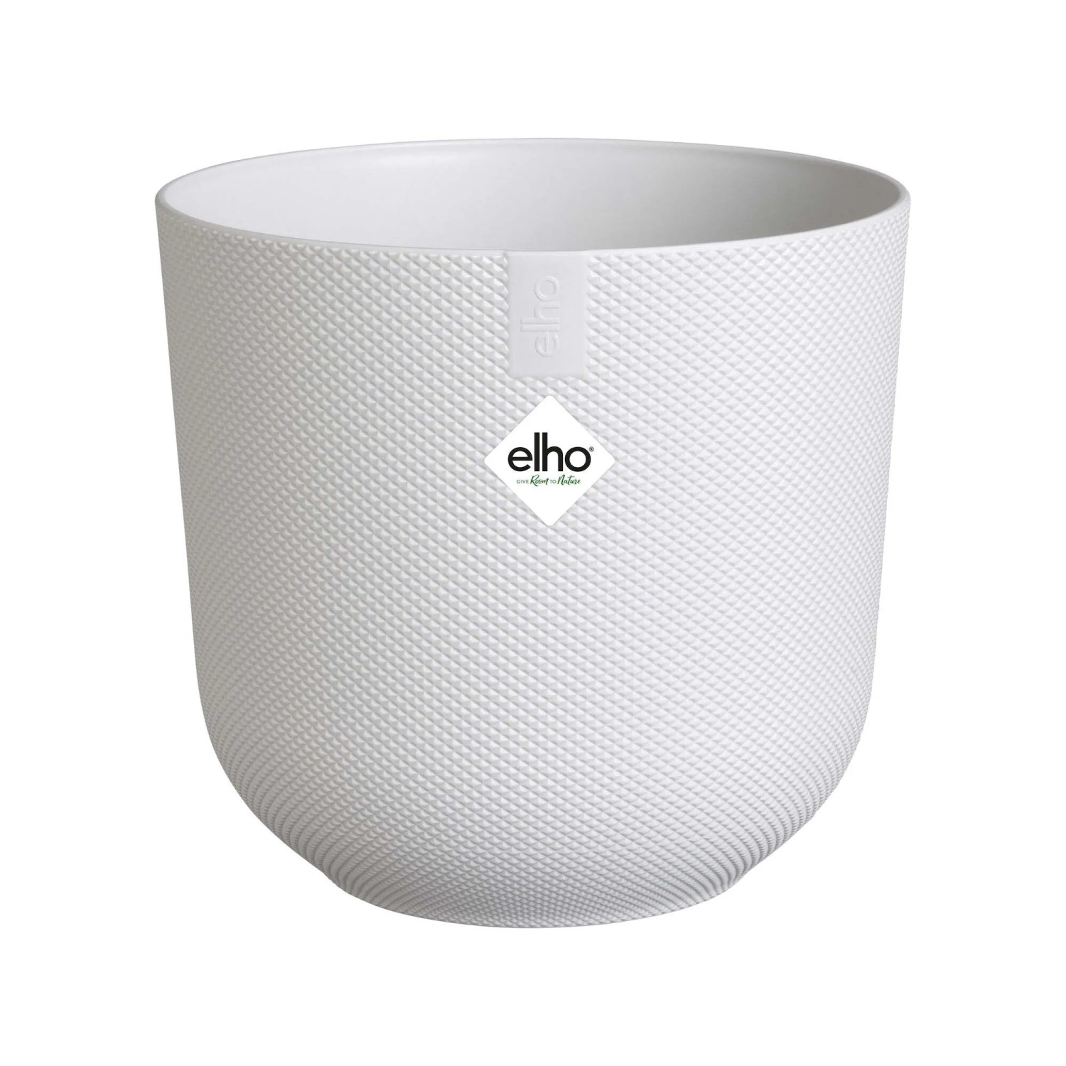 Vaso Elho Jazz Round Bianco Ø 19 x B 19 x H 18 cm interno Vaso Elho Jazz Round Bianco Ø 19 x B 19 x H 18 cm interno