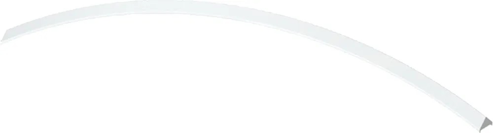 Profilo di copertura rotondo per recinzione bianco Longlife 120 cm Profilo di copertura rotondo per recinzione bianco Longlife 120 cm