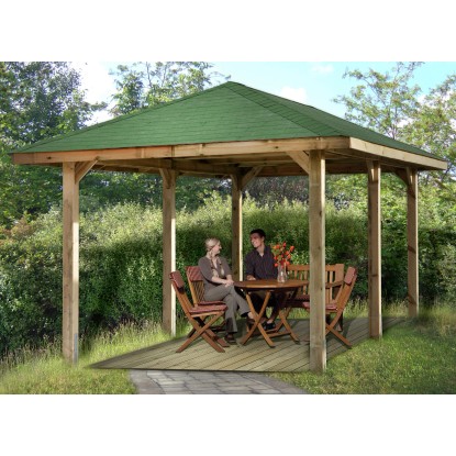 Pergolato Weka Paradiso B gr 1 impregnato in autoclave 584x333 cm Pergolato Weka Paradiso B gr 1 impregnato in autoclave 584x333 cm