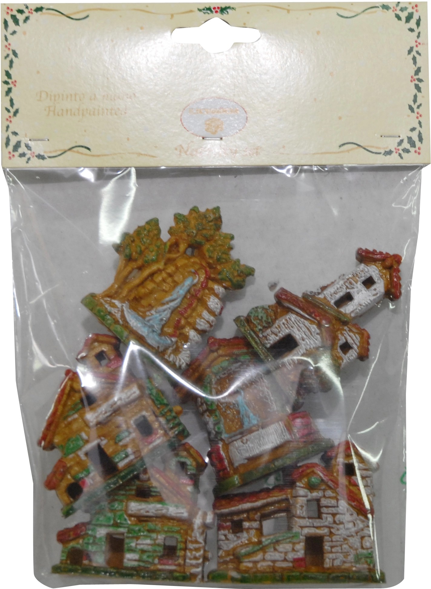 Casette decorative per presepe in busta 6x3x5 cm Casette decorative per presepe in busta 6x3x5 cm