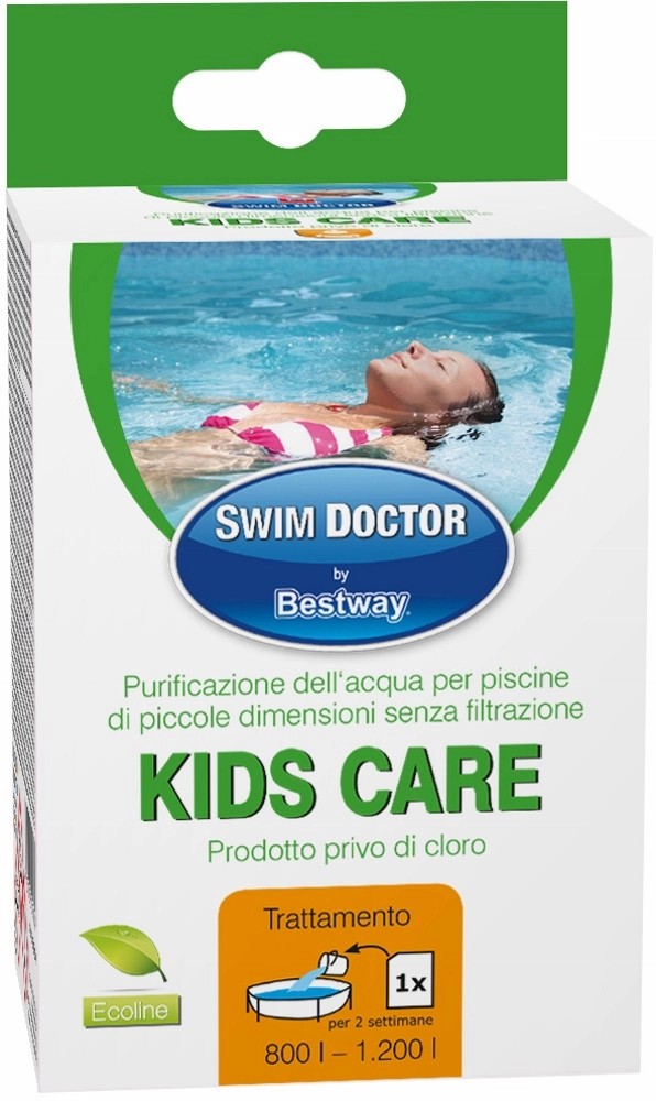 Purificatore per piscine Kids Care 5 bustine Bestway Purificatore per piscine Kids Care 5 bustine Bestway