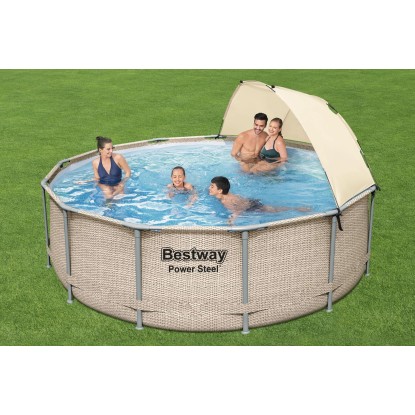 Piscina fuori terra tubolare in pvc/acciaio Bestway Pw Steel Ø 396x107 cm Piscina fuori terra tubolare in pvc/acciaio Bestway Pw Steel Ø 396x107 cm