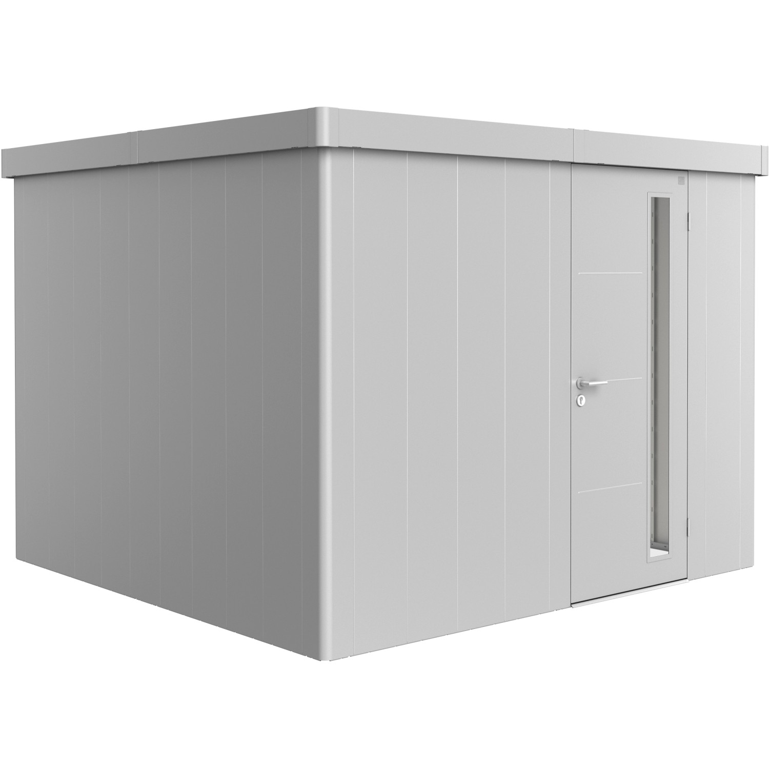 Casetta da giardino Neo 3C Argento metal. 222x292x292 cm 1 porta Casetta da giardino Neo 3C Argento metal. 222x292x292 cm 1 porta