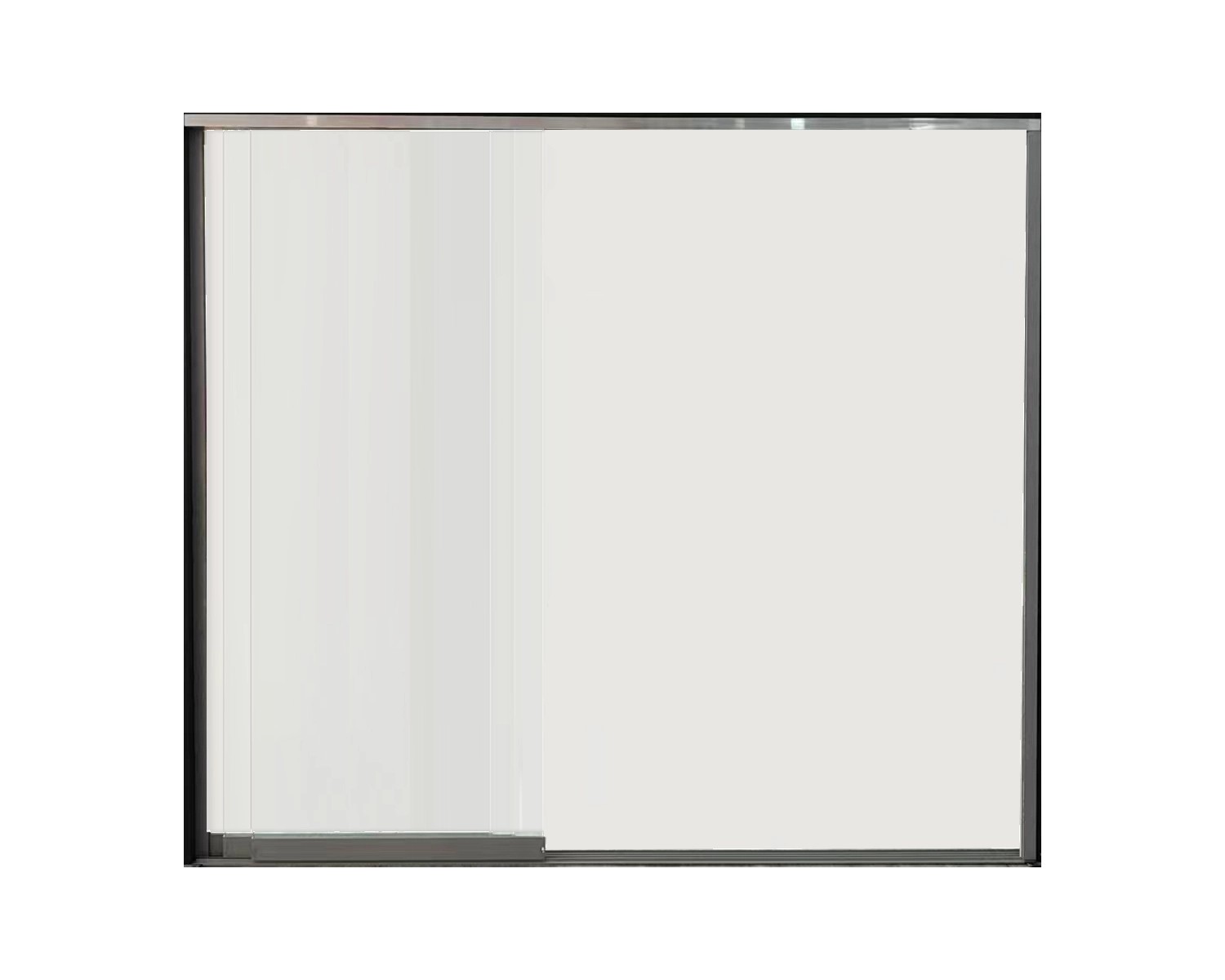 Parete a pannelli scorrevoli in vetro temperato 4 m Parete a pannelli scorrevoli in vetro temperato 4 m