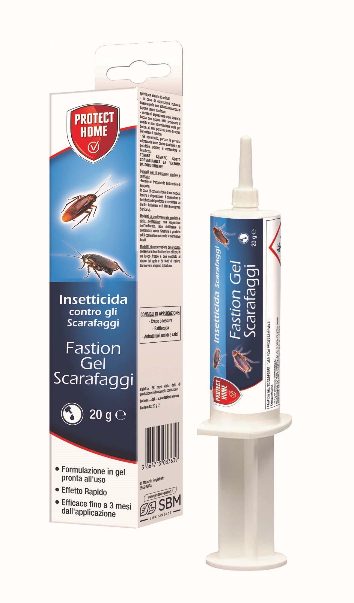 Veleno scarafaggi Protect Home Fastion Gel 20 g Veleno scarafaggi Protect Home Fastion Gel 20 g