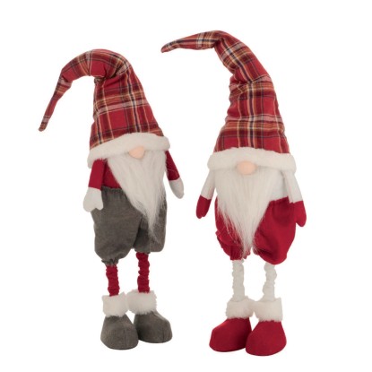 Gnomo Branko in morbido tessuto H 73 cm gambe estensibili assortiti Gnomo Branko in morbido tessuto H 73 cm gambe estensibili assortiti