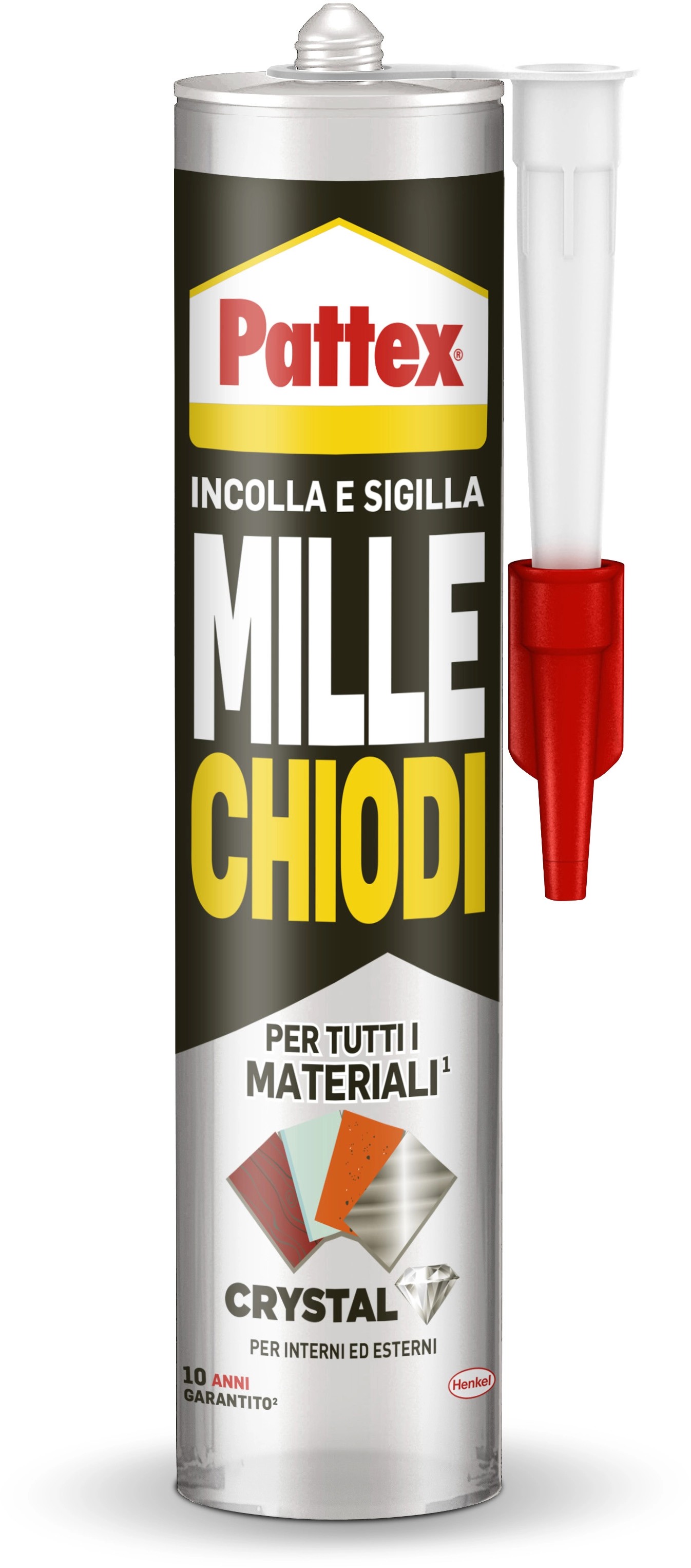 Colla Di Montaggio Pattex Millechiodi Crystal G Obi