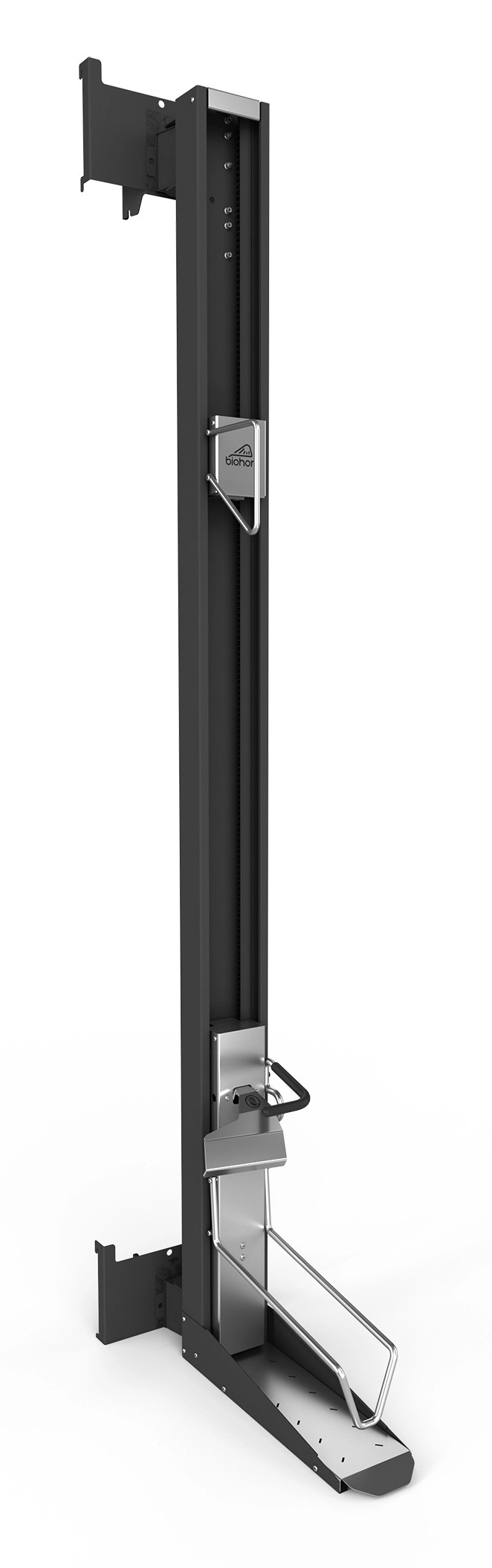 Bikelift per casetta NEO Girevole Biohort 28x56x183cm Grigio sc met Bikelift per casetta NEO Girevole Biohort 28x56x183cm Grigio sc met