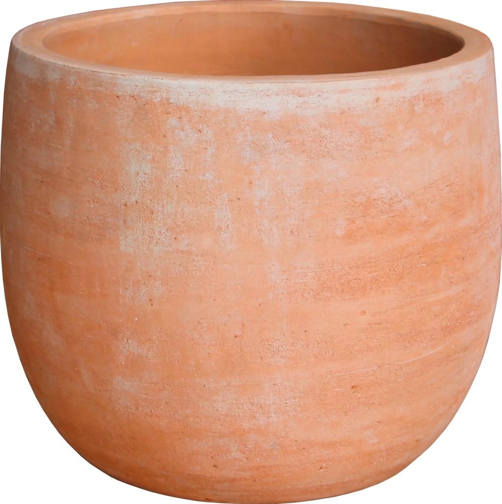 Vaso in terracotta rotondo 34x34x29 cm Vaso in terracotta rotondo 34x34x29 cm