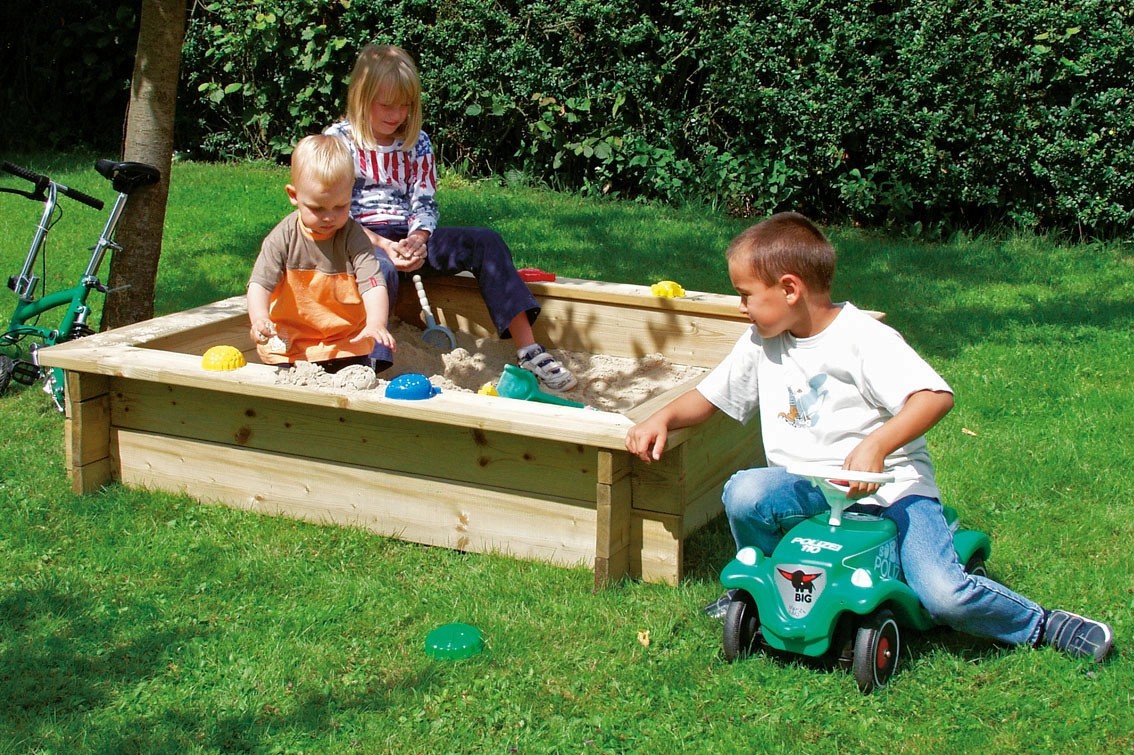 Sabbiera Lars in legno 150x150x32 cm Sabbiera Lars in legno 150x150x32 cm