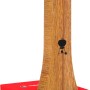 Spazzola per griglia Weber con manico in bambù, 30 cm, per pulire le griglie.