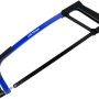 Seghetto per metalli LUX Comfort, 300 mm, con telaio tubolare in acciaio blu e impugnatura a pistola nera.