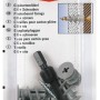 Fischer tasselli per cartongesso GKS K con viti e strumento di montaggio, 5 pezzi.